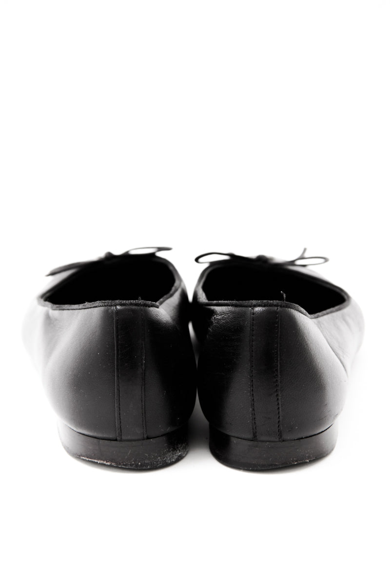 CAP TOE BALLET FLATS