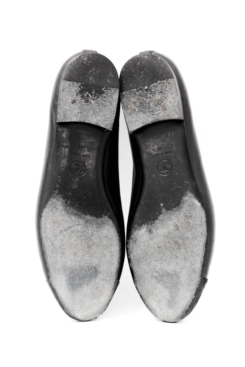 CAP TOE BALLET FLATS