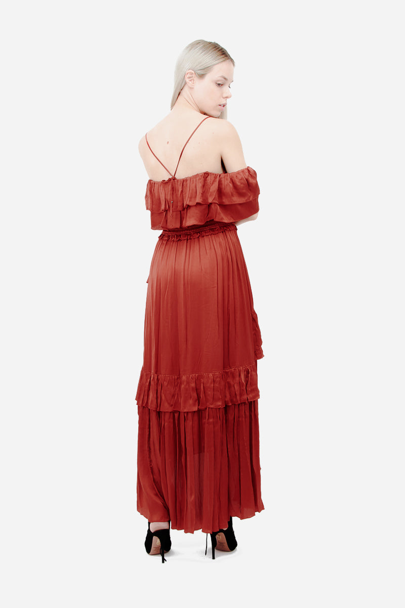 LOUISA CRIMSON DRESS