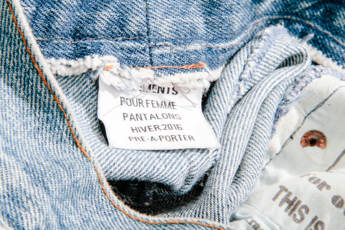 VETEMENTS X LEVI'S REWORKED JEANS