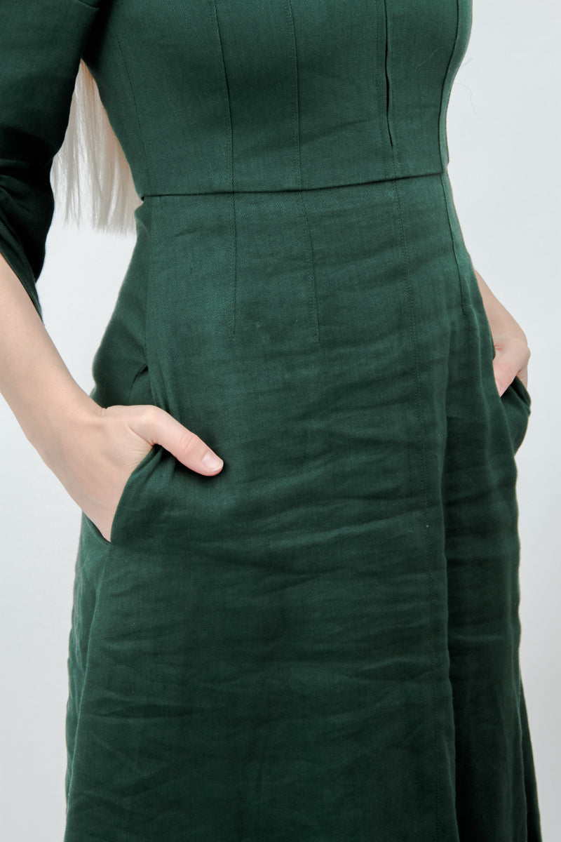 MARTA LINEN DRESS