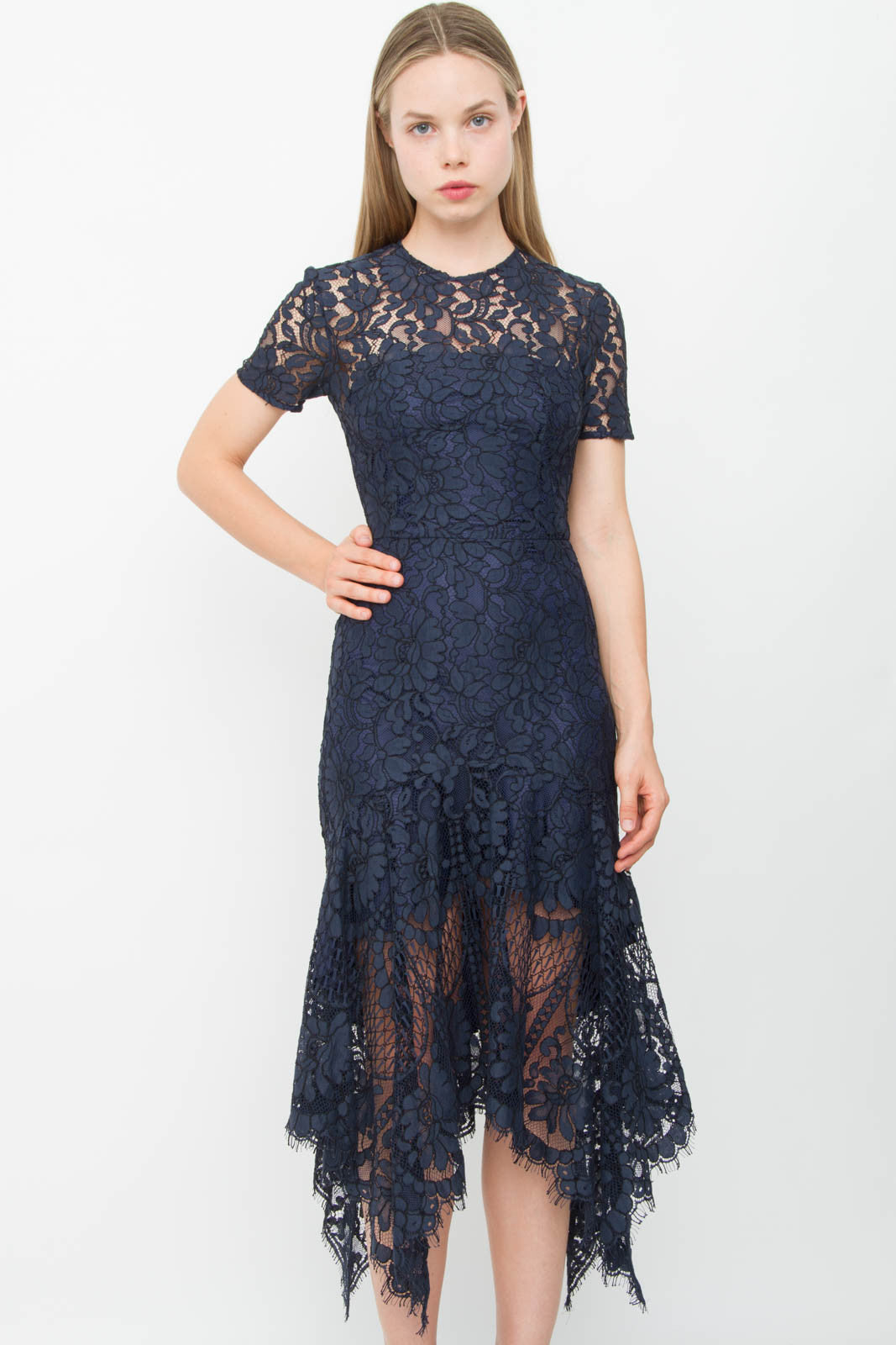 HALO HANKY LACE DRESS