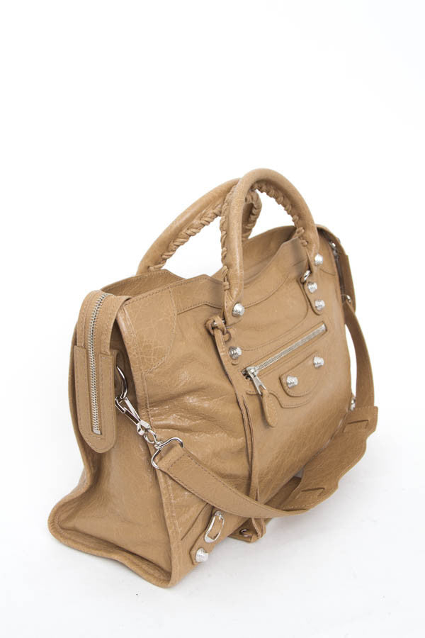 GIANT CITY BEIGE PURSE