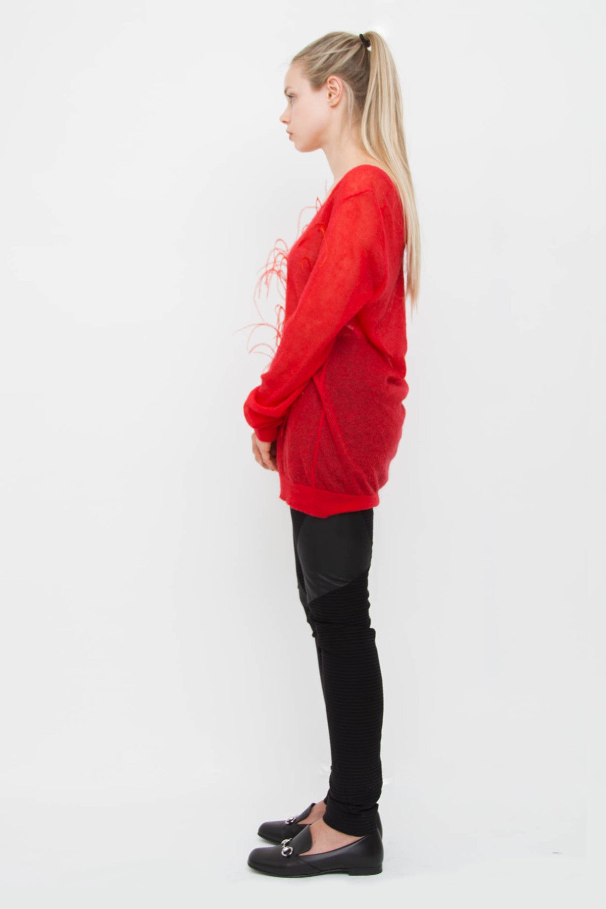 MOHAIR FEATHER SWEATER