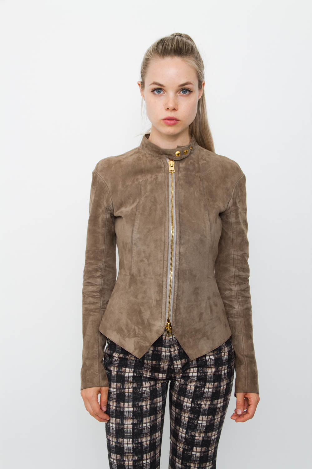 TAUPE SUEDE JACKET