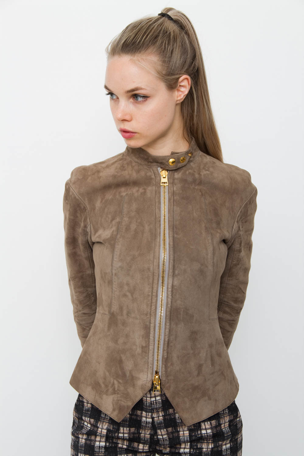TAUPE SUEDE JACKET