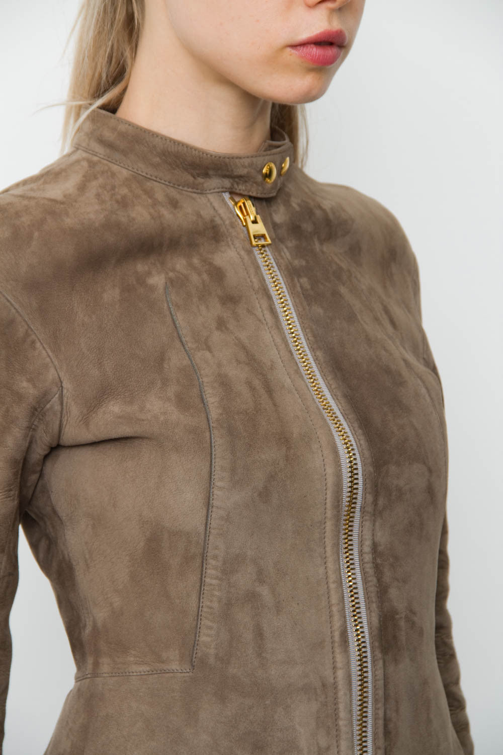 TAUPE SUEDE JACKET
