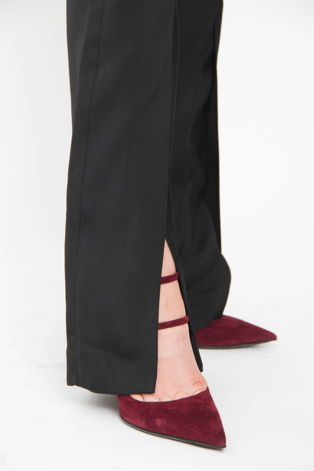 SLIT FLARE TROUSERS