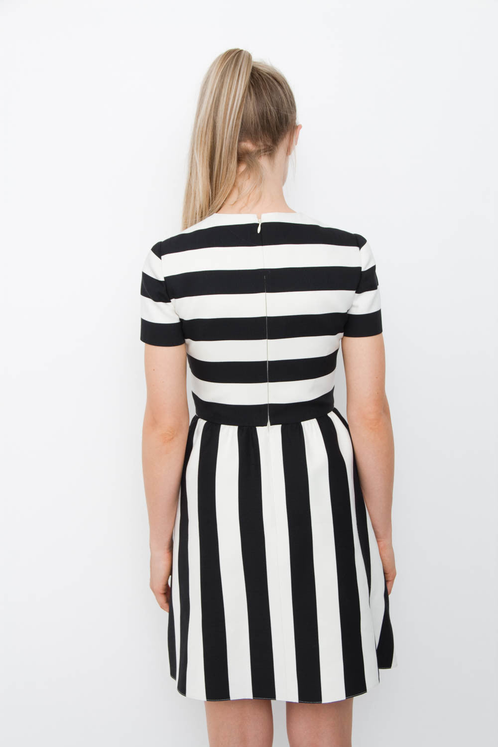 STRIPE COCKTAIL DRESS