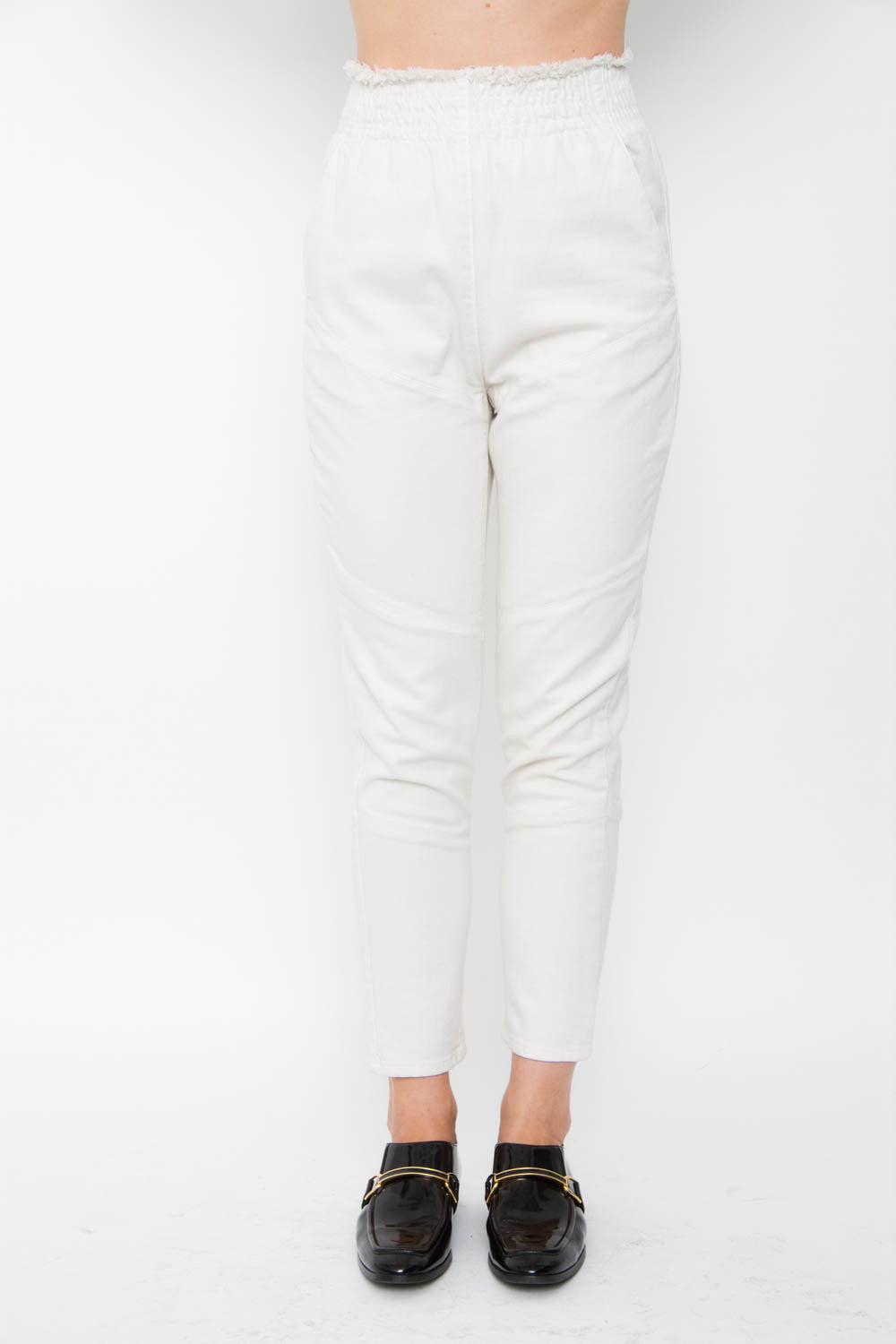 IVORY CANVAS PANTS