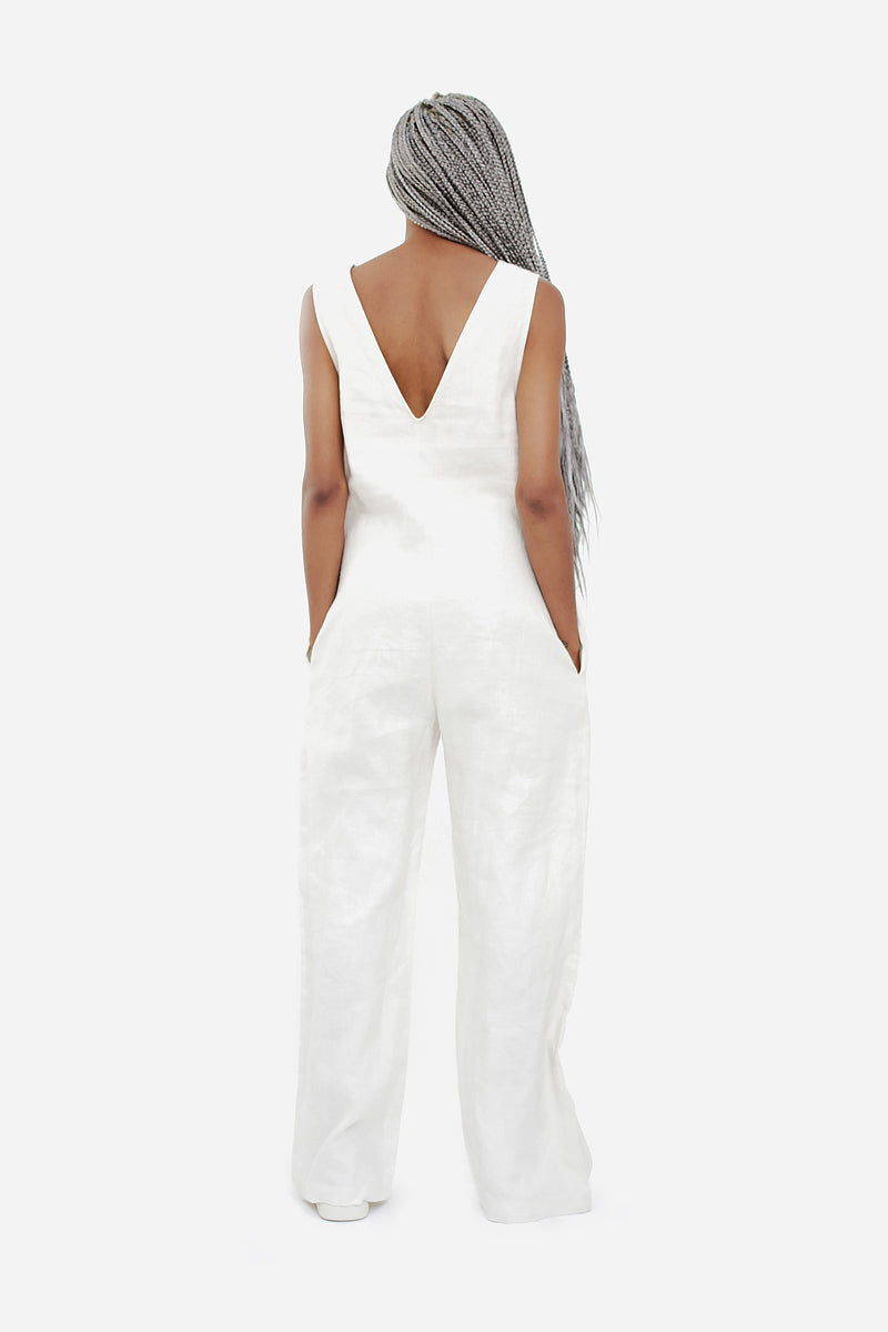LINEN JUMPSUIT
