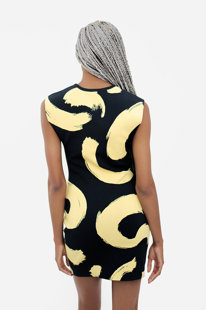 BRUSHSTROKE DRESS