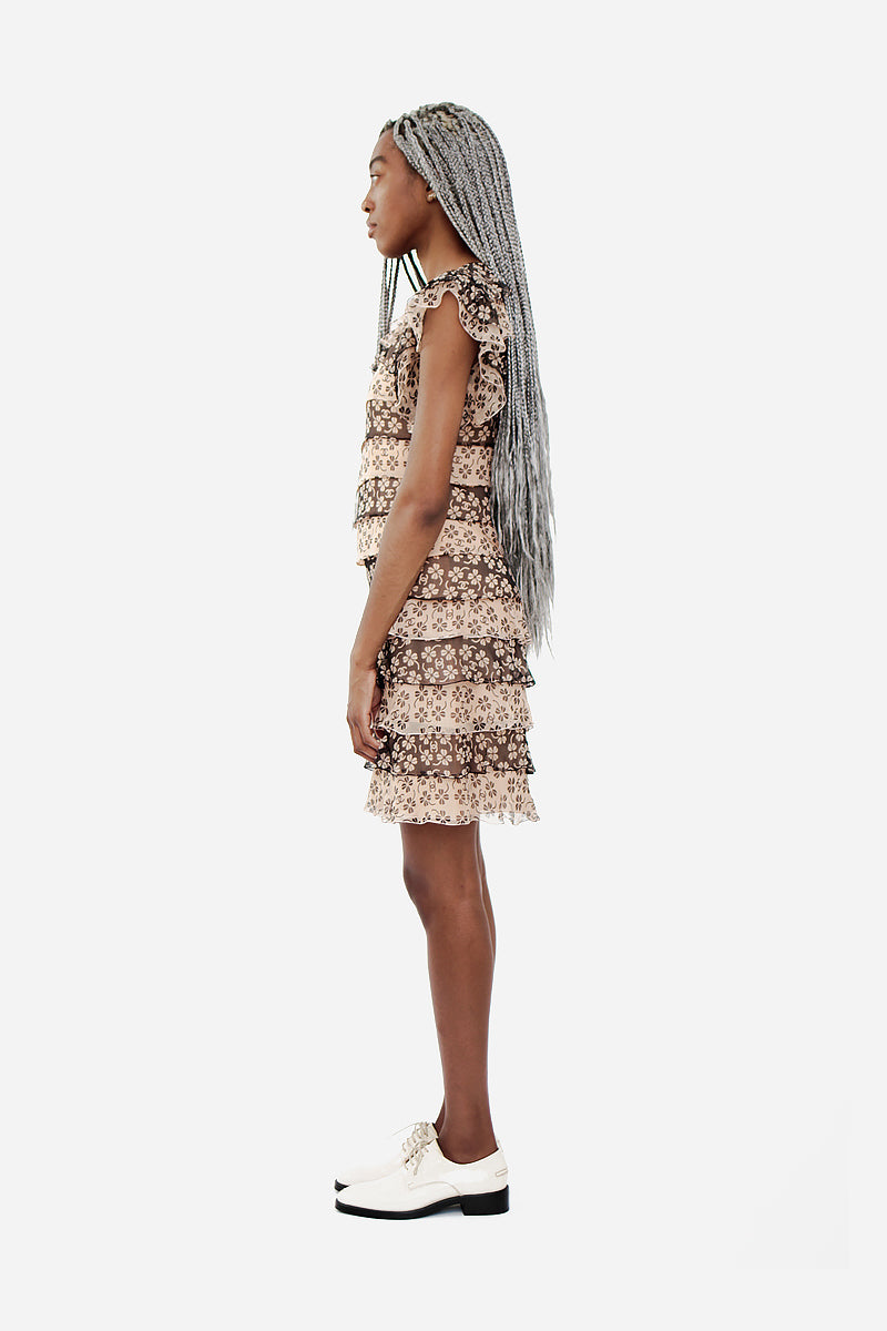 VINTAGE TIERED DRESS