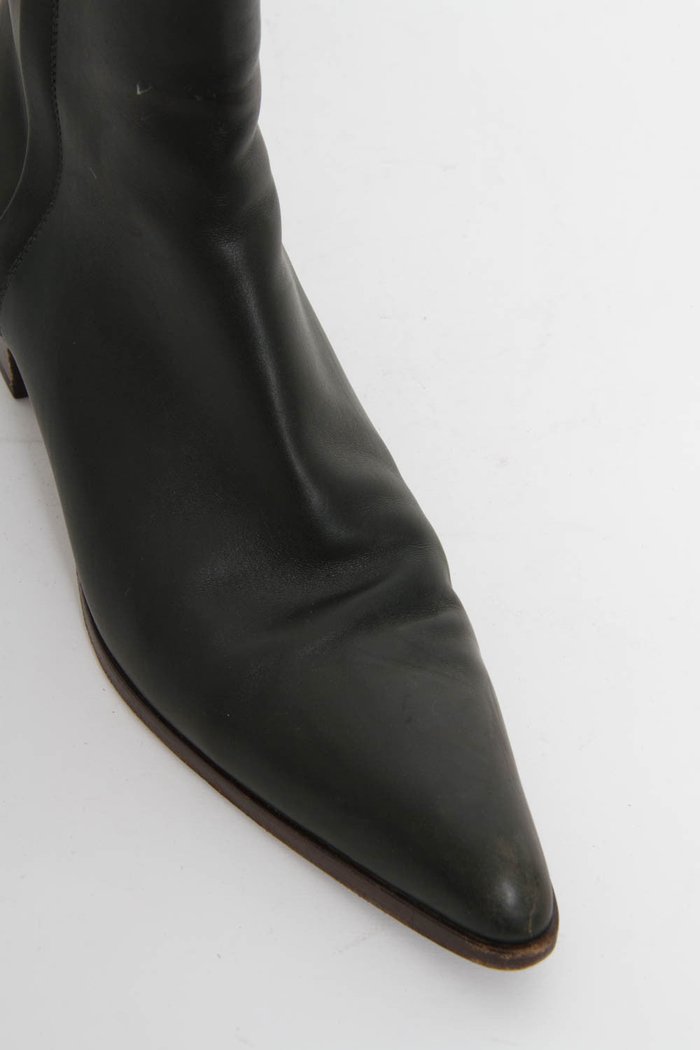 HUNTER GREEN ANKLE BOOTS