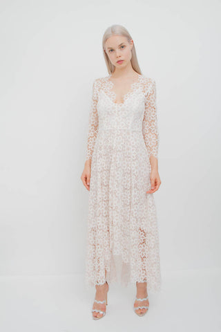 STRANDED LACE DRESS WITH TAGS