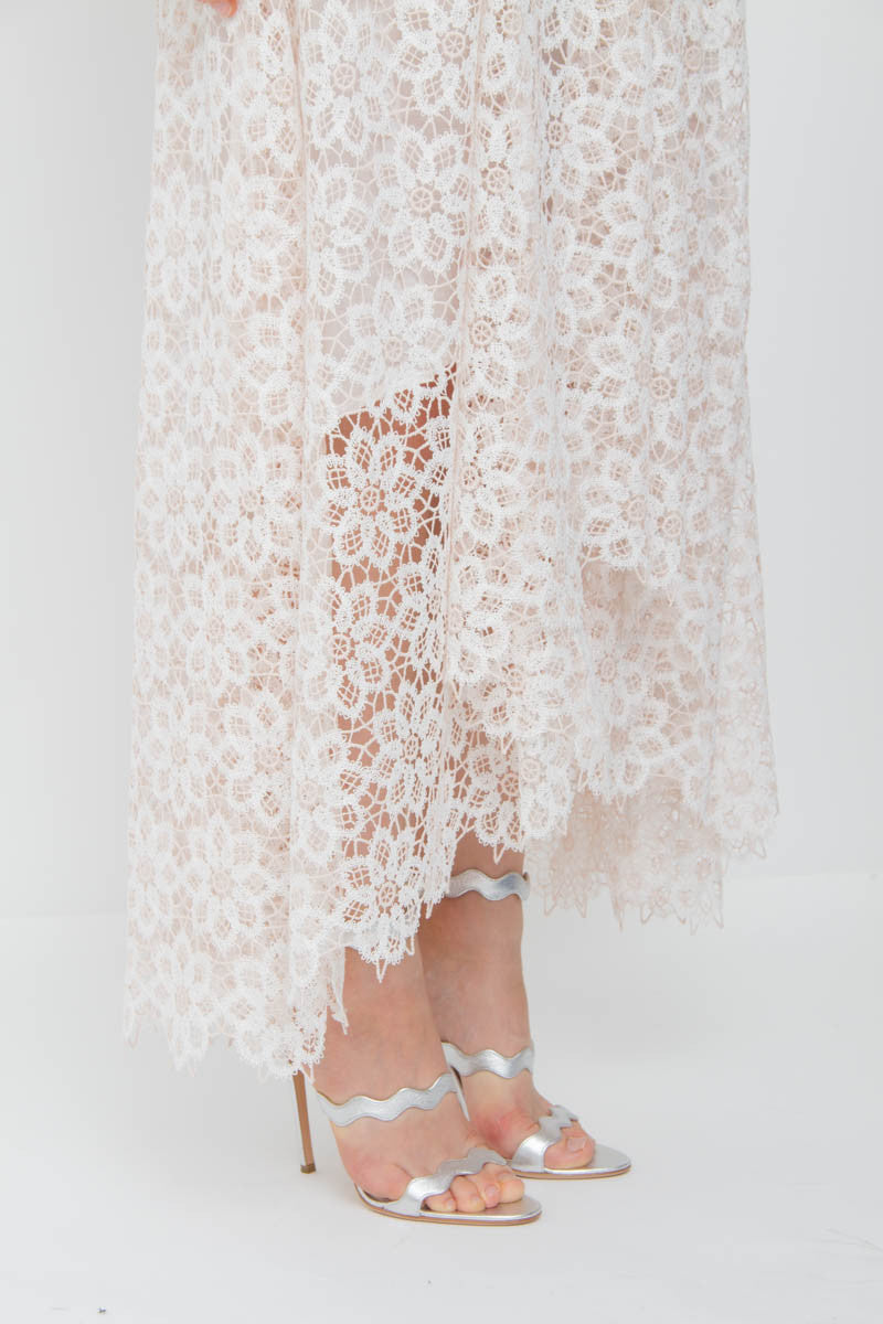 EMPIRE GUIPURE LACE DRESS