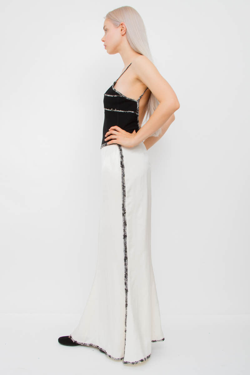 VINTAGE SILK WOOL GOWN