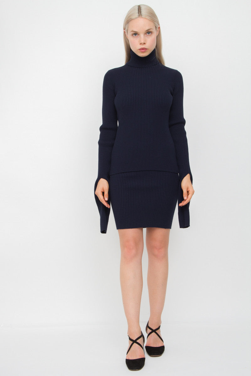 LA JUPE EN MAILLE SKIRT