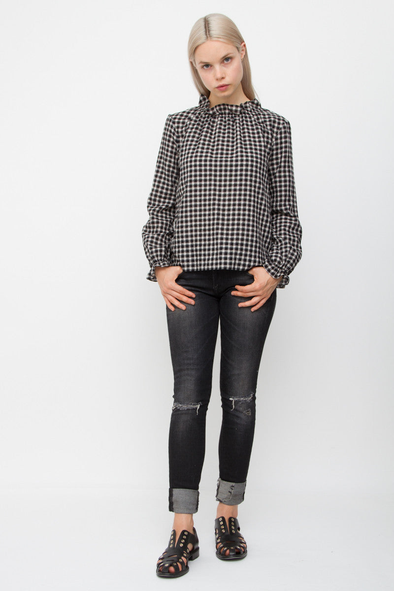 GINGHAM TOP