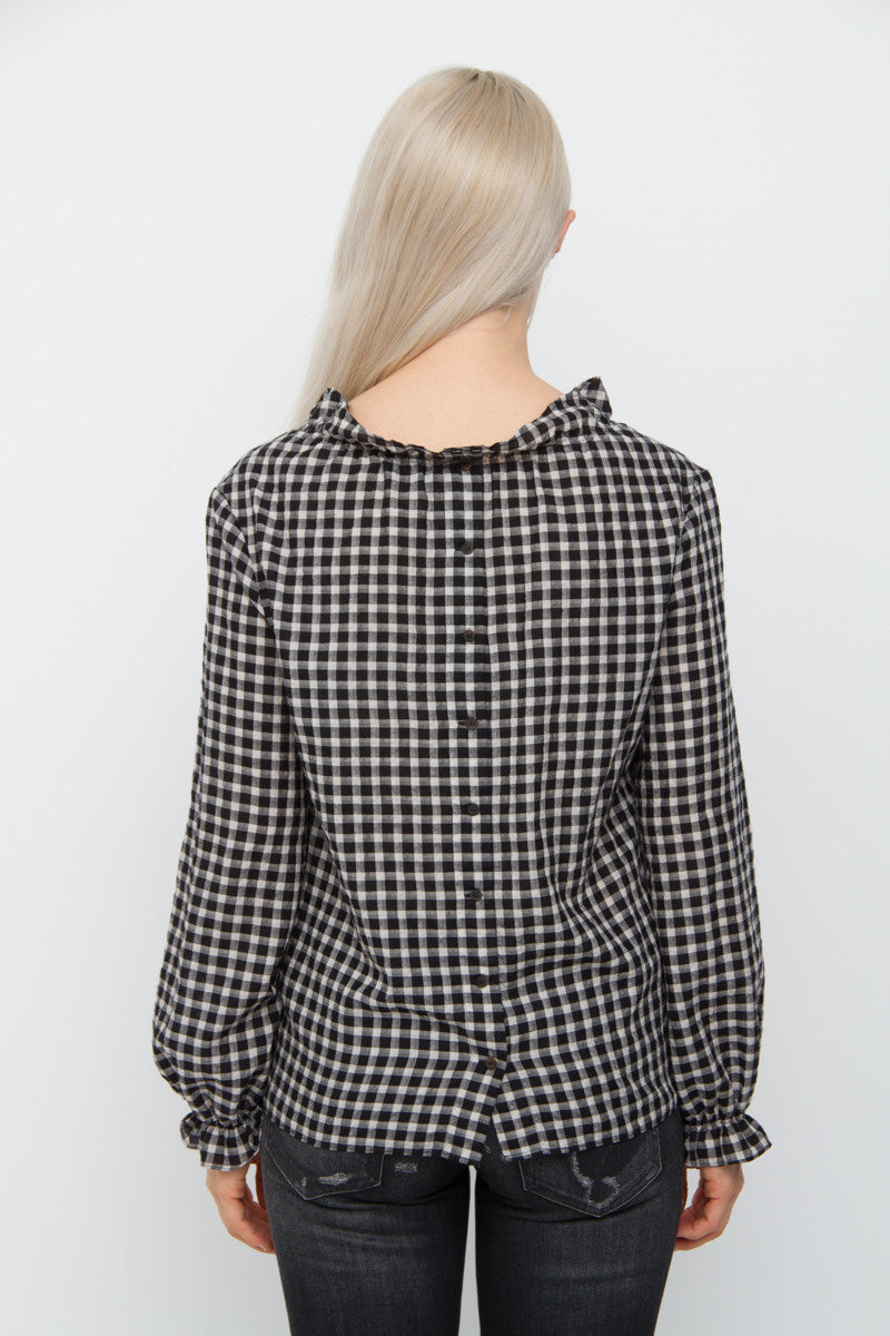 GINGHAM TOP