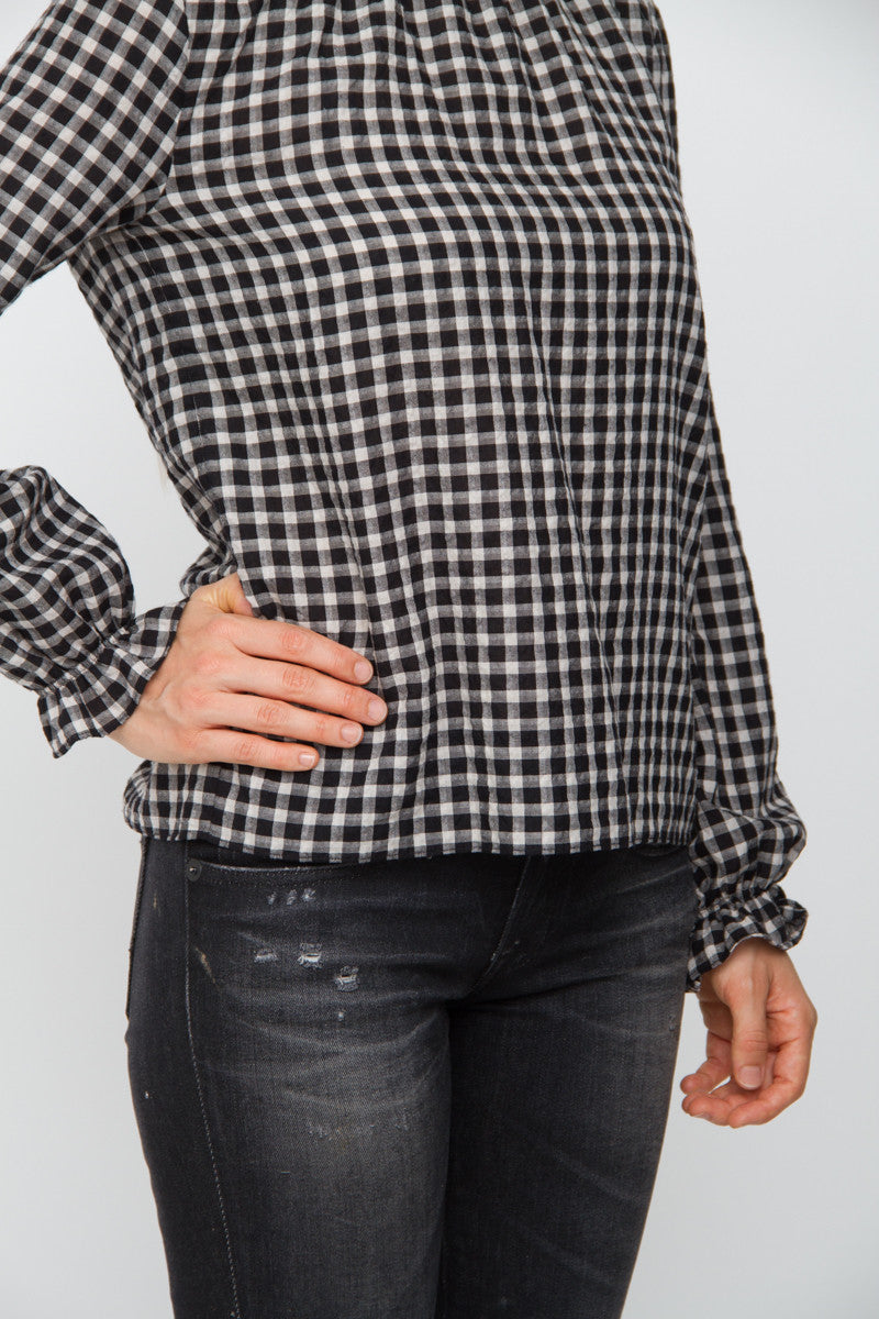 GINGHAM TOP