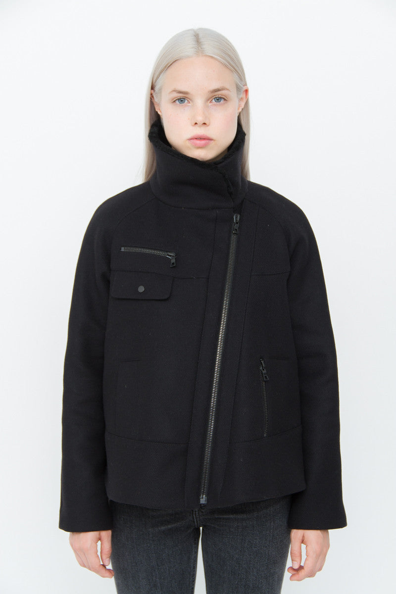 FUR COLLAR JACKET