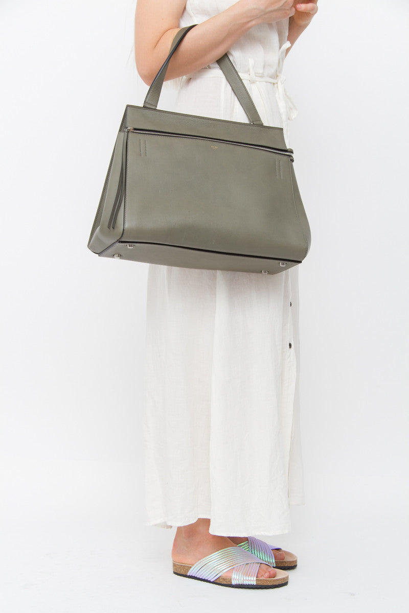 SAGE GREEN EDGE PURSE