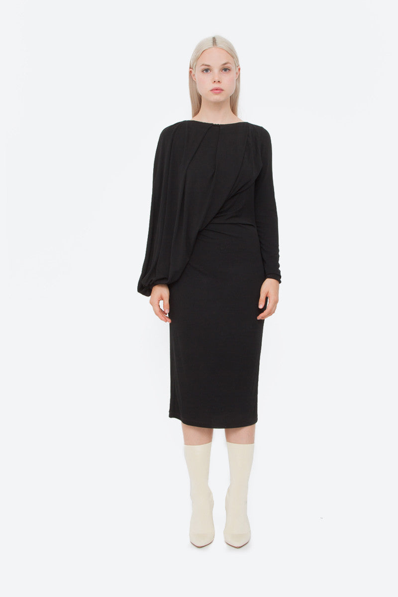 DRAPED DRESS
