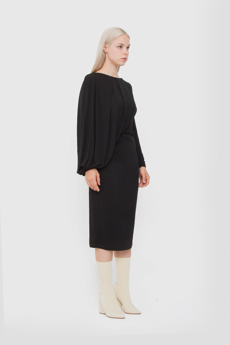 DRAPED DRESS