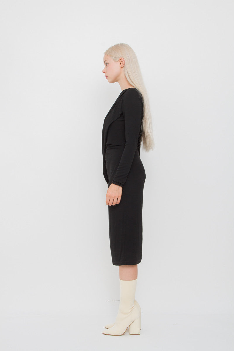 DRAPED DRESS