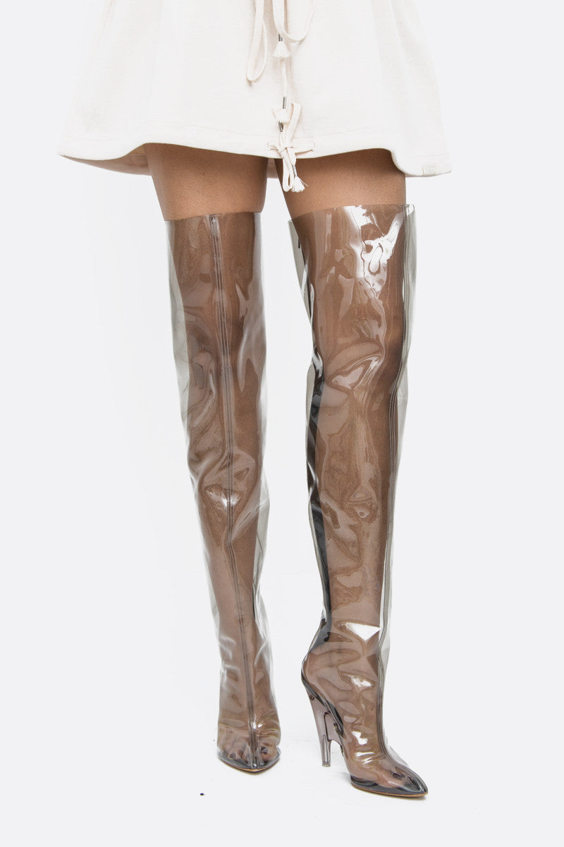TUBULAR THIGH HIGH BOOTS