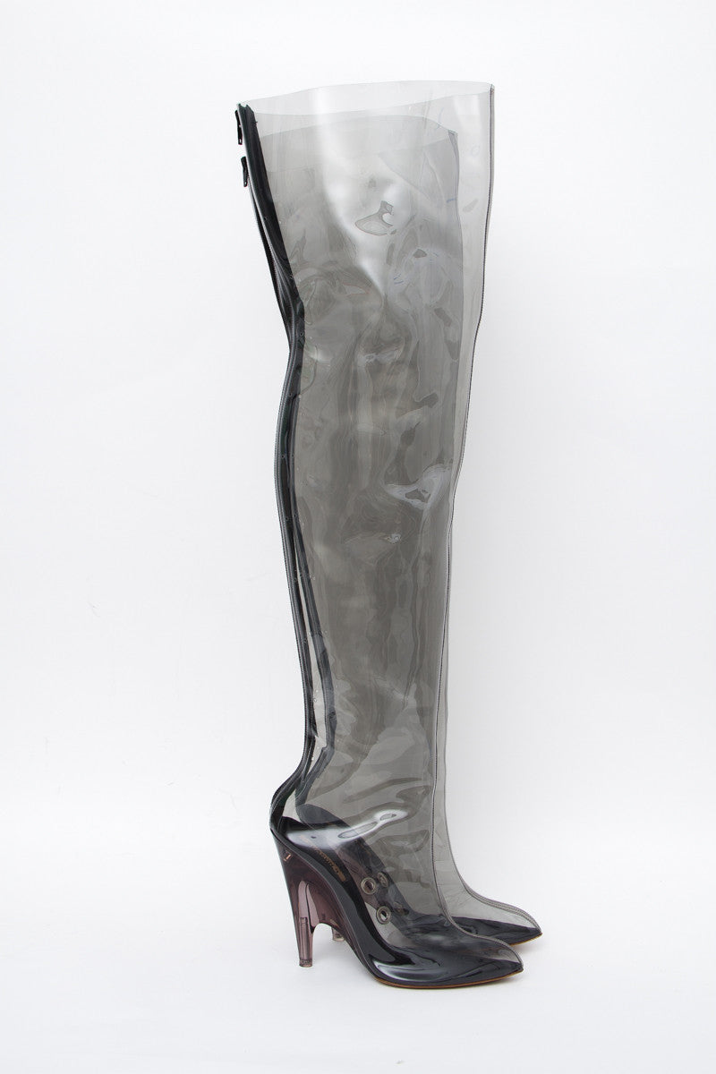 TUBULAR THIGH HIGH BOOTS