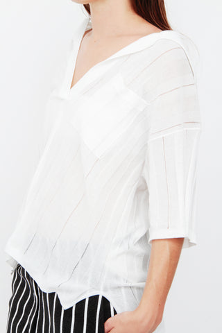 PLEATS PLEASE ABSTRACT TOP