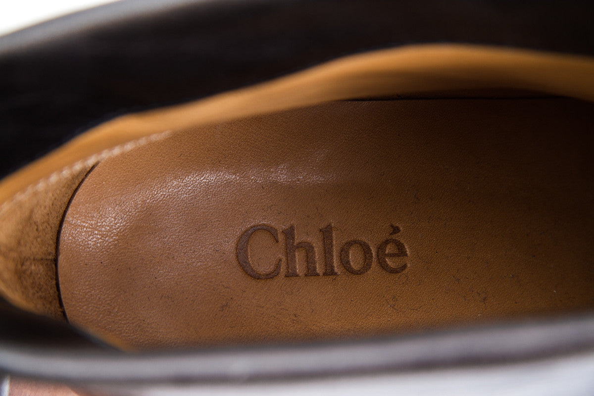 WOODEN WEDGE BOOTS