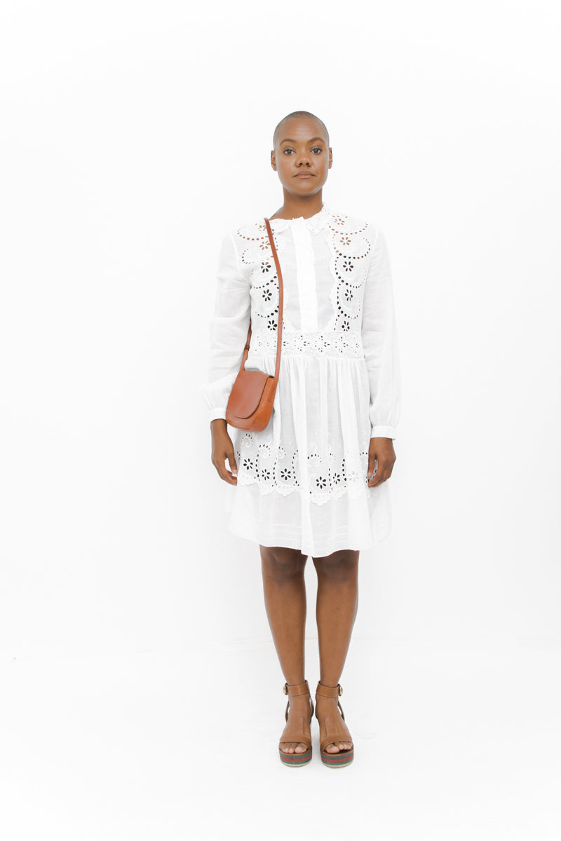 PRAIRIE EYELET DRESS