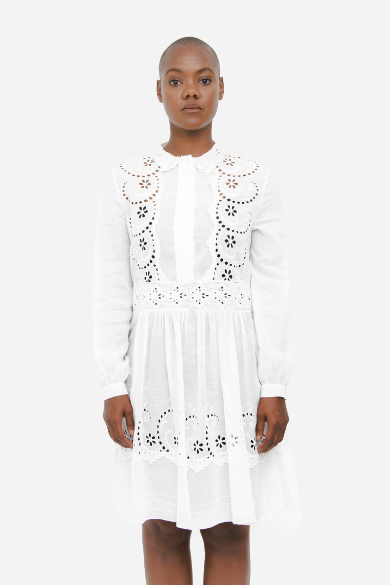 PRAIRIE EYELET DRESS