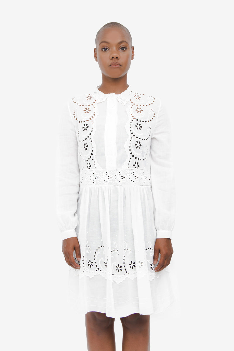 PRAIRIE EYELET DRESS