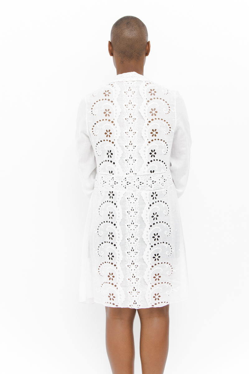 PRAIRIE EYELET DRESS