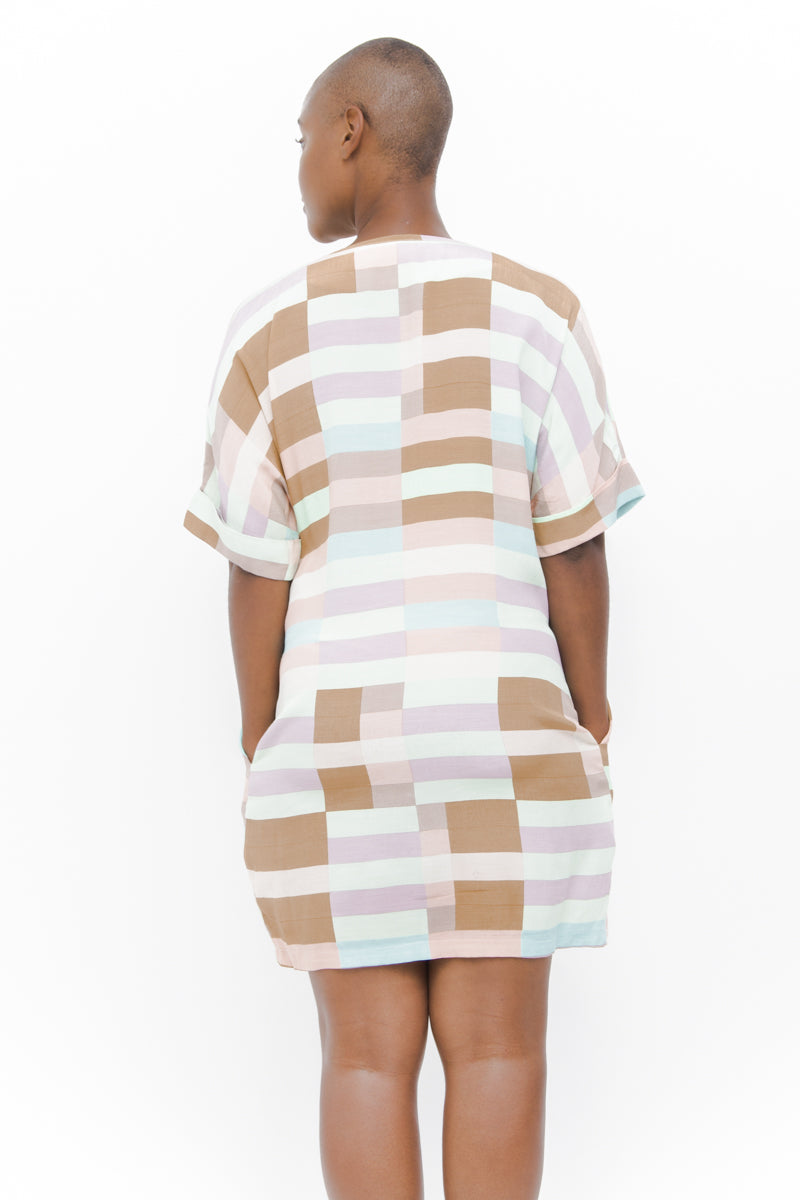PASTEL STRIPE DRESS