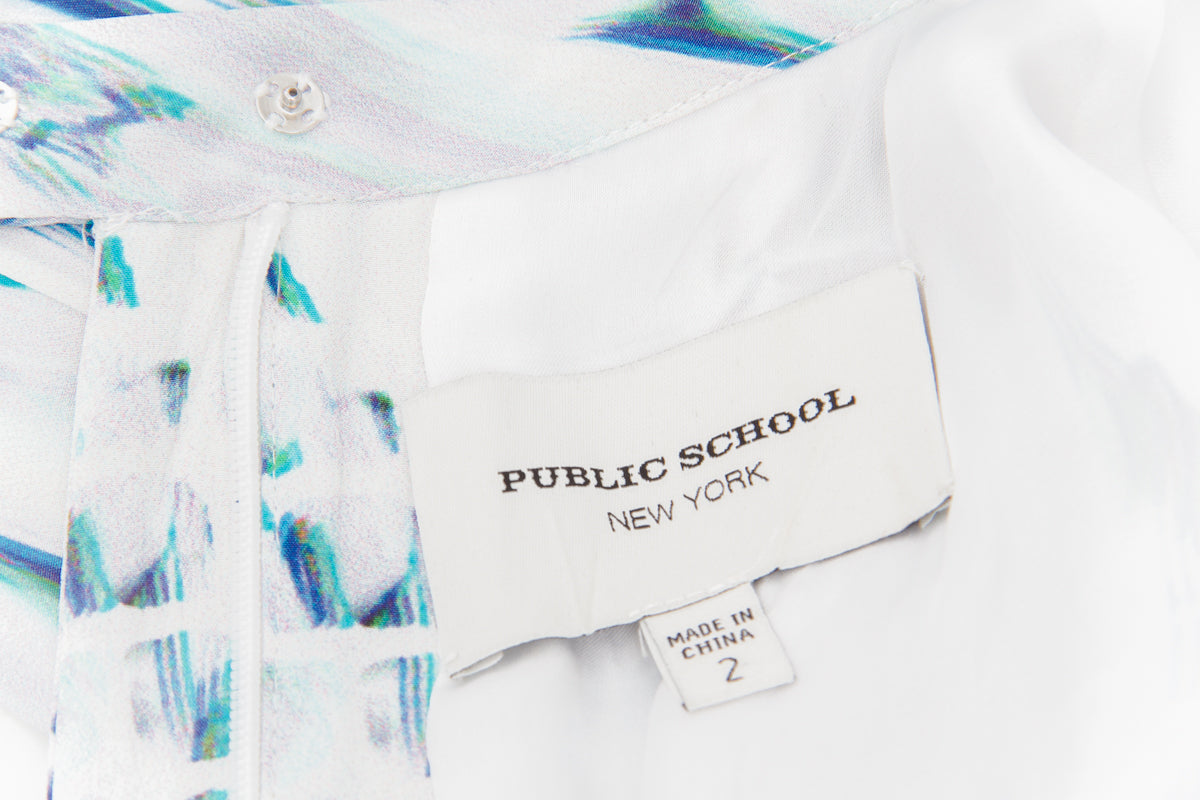 HOLOGRAPHIC PRINT DRESS