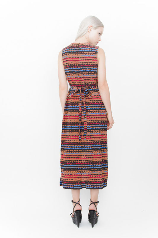 BELTED MIDI DRESS