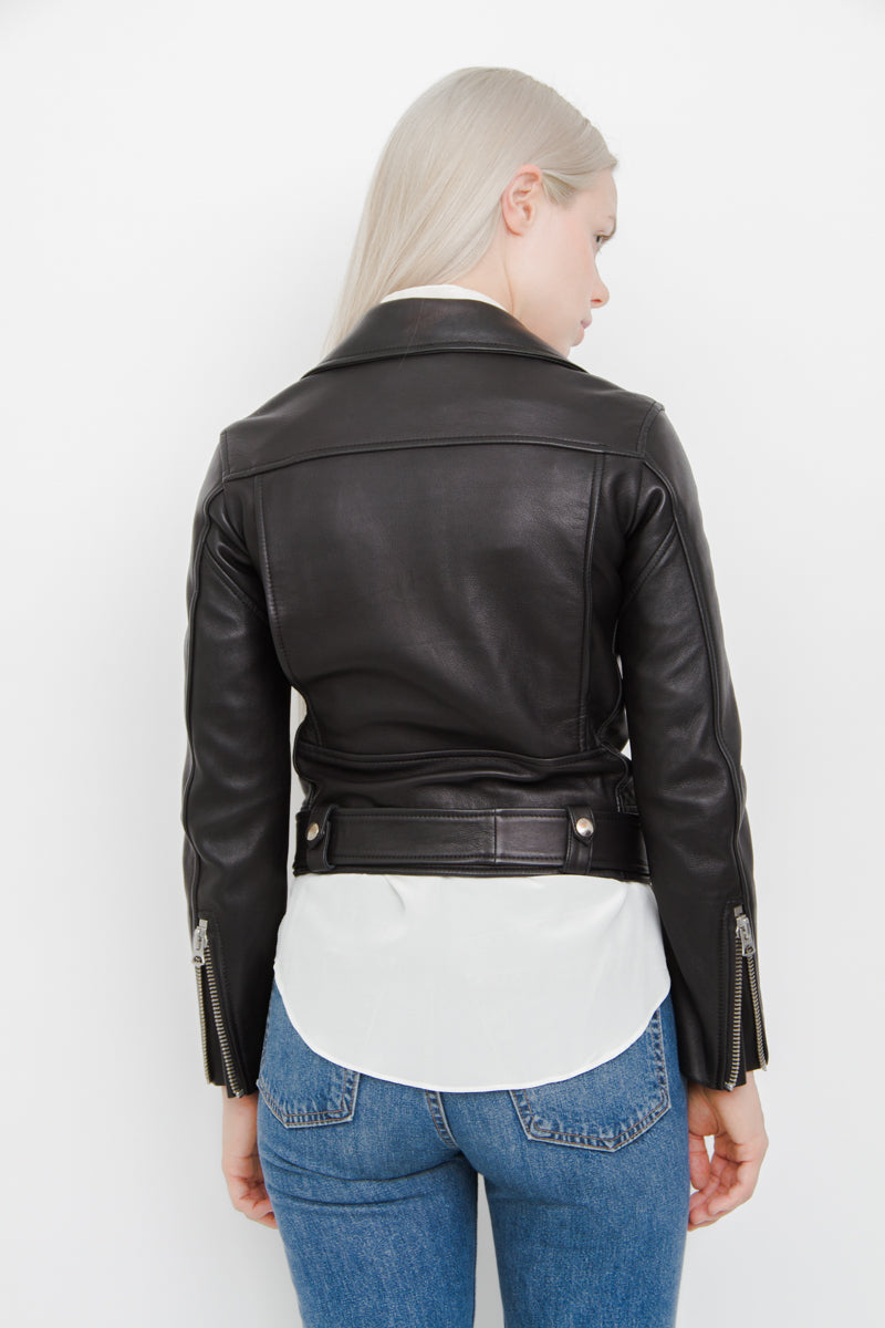 MOCK LEATHER JACKET