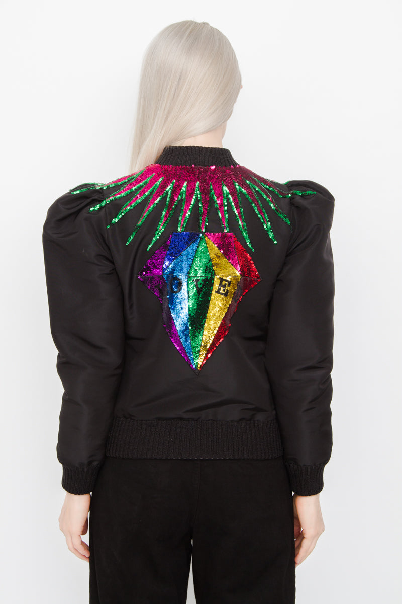 NEW 2017 EMBELLISHED BOMBER