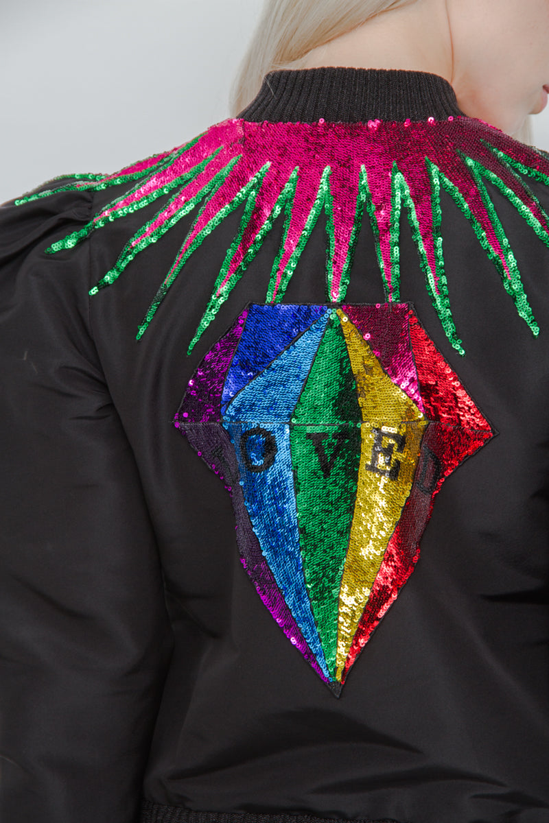 NEW 2017 EMBELLISHED BOMBER