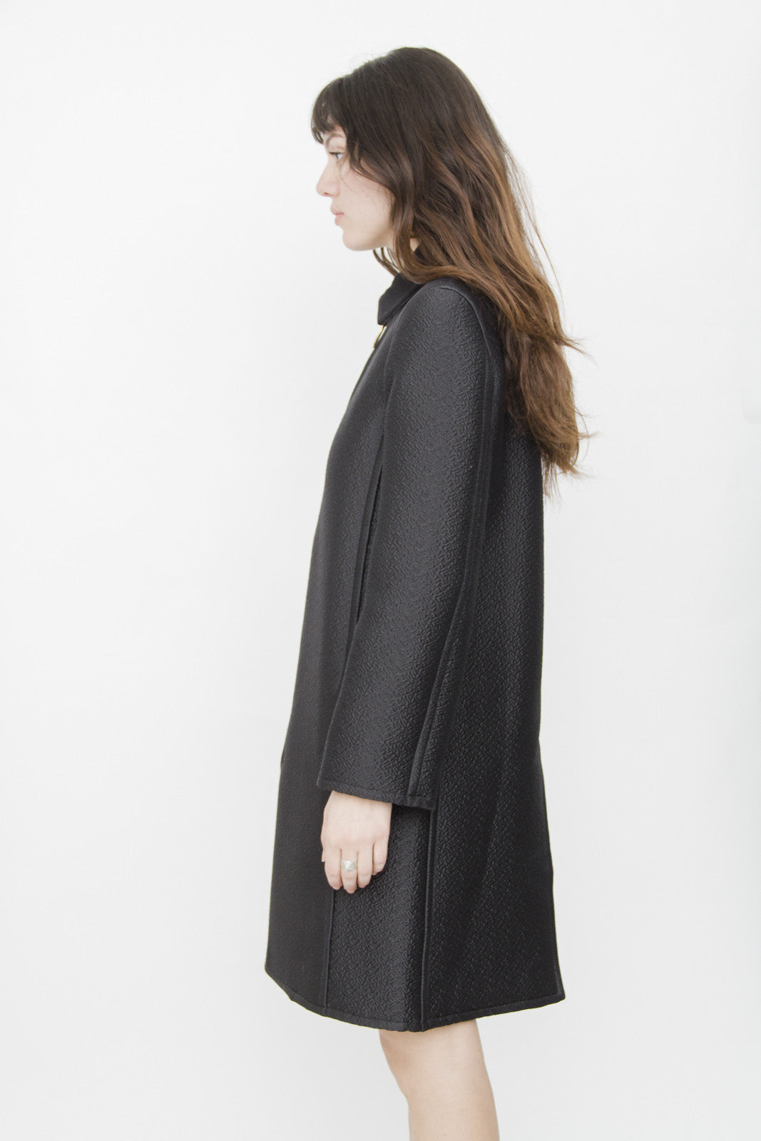 HOOP ZIPPER COAT