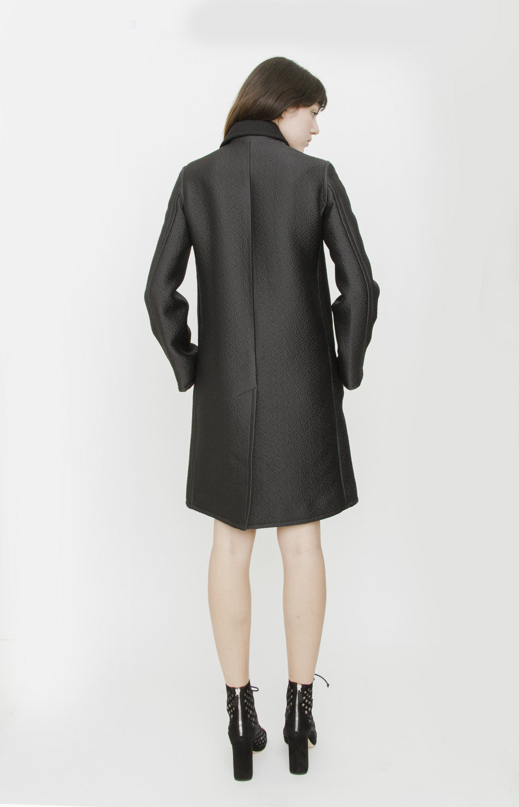 HOOP ZIPPER COAT