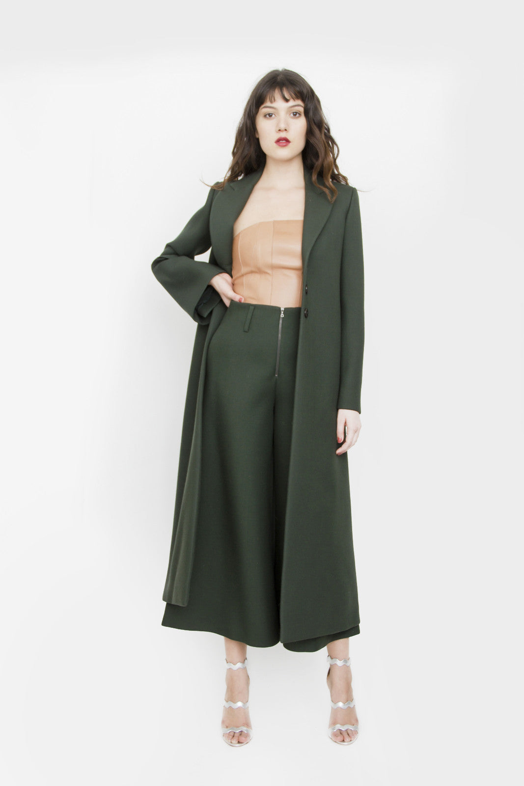 EVERGREEN WOOL COAT