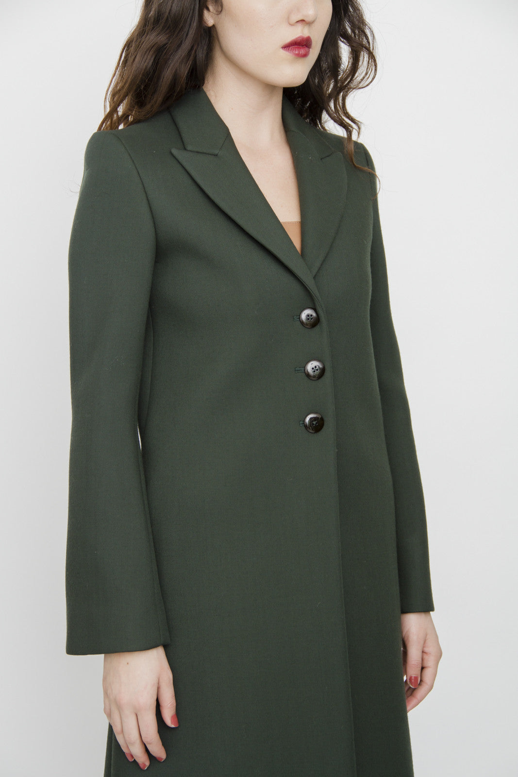 EVERGREEN WOOL COAT