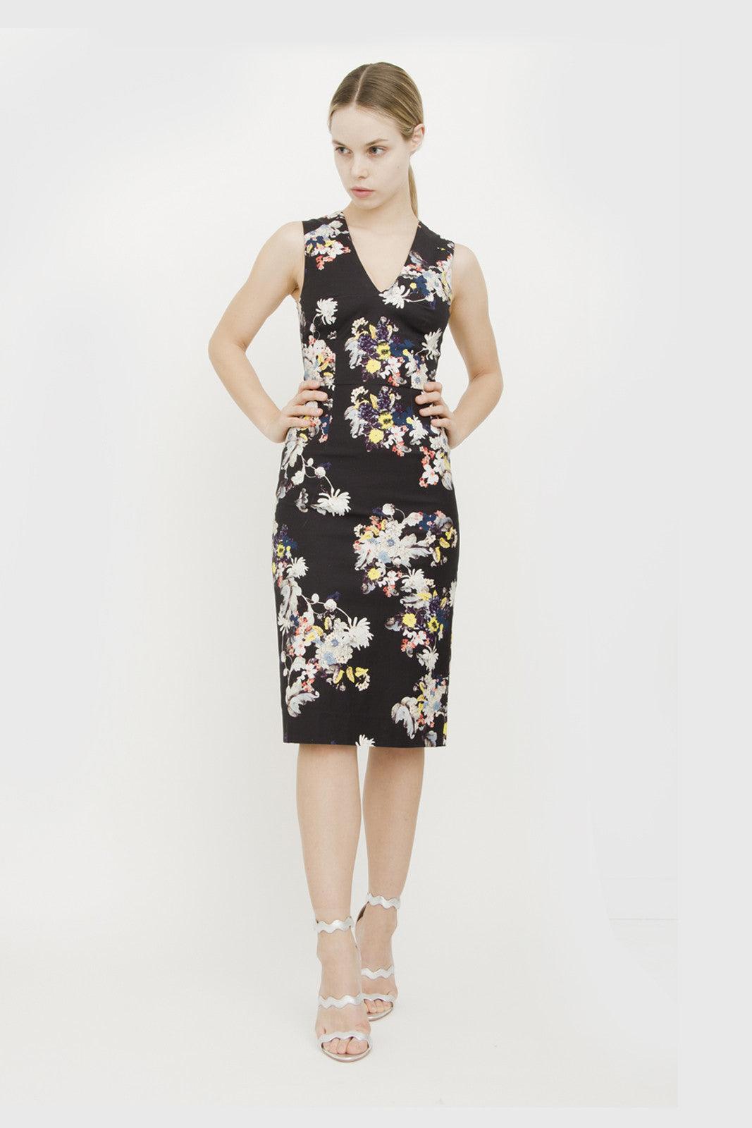 FLORAL SHIFT DRESS
