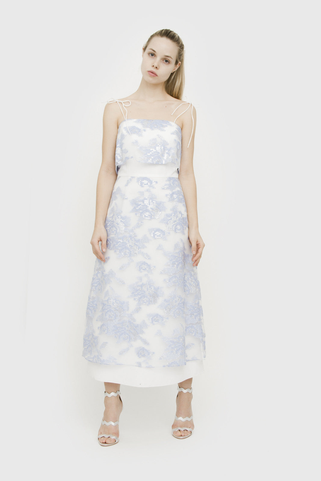 ORGANZA JACQUARD DRESS